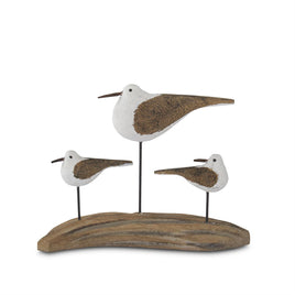 5.25 Inch 3 Seagulls on Driftwood