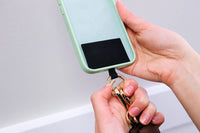 Clip & Go Crossbody Phone Accessory : Rose Gold