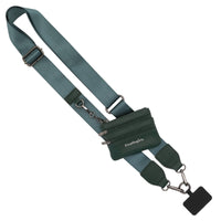 Clip & Go Crossbody Strap with Pouch - Solid Collection: Green