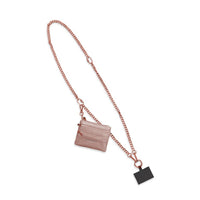 Clip & Go Crossbody Phone Accessory : Rose Gold