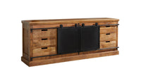 6 Drawer 2 Door Credenza