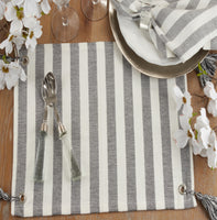 14x20 Striped Tassel Placemat