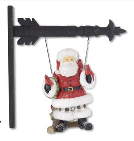 12.5 Inch Resin Santa Trimmed in Fur Arrow Replacement