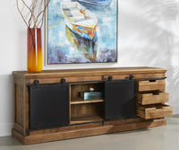 6 Drawer 2 Door Credenza