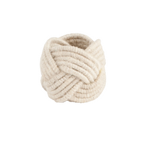 Braided Jute Napkin Ring Set