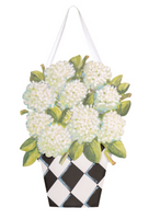 Elegant Hydrangea PVC Door Hanger