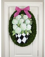 Elegant Hydrangea PVC Door Hanger