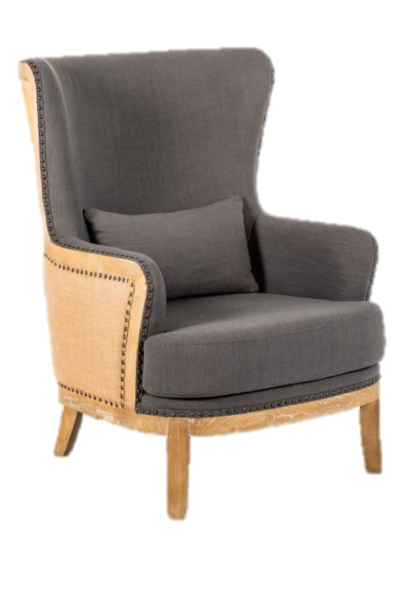 Jute discount accent chair