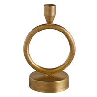 Brass Donut Candleholder Sm