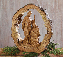 HOLY FAMILY NATIVITY LOG