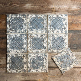 Antique White Tin Ceiling Tile Price is $19.99 EACH