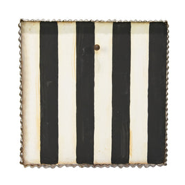 BLACK & WHITE STRIPED MINI GALLERY DISPLAY BOARD