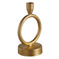 Brass Donut Candleholder Sm