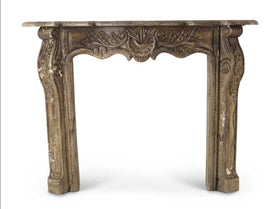 43” Carved Fireplace Mantle