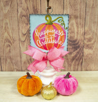 Mini Happiness & Gratitude Pumpkin Print